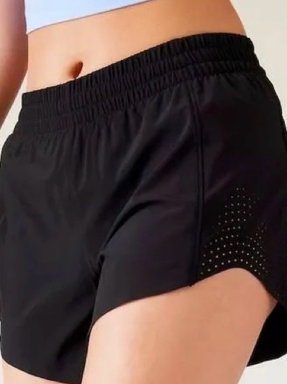 Athleta Hustle 4.5” Shorts with Perforated Side Panels - NWT